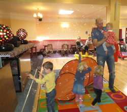 Disco Bubble Machine